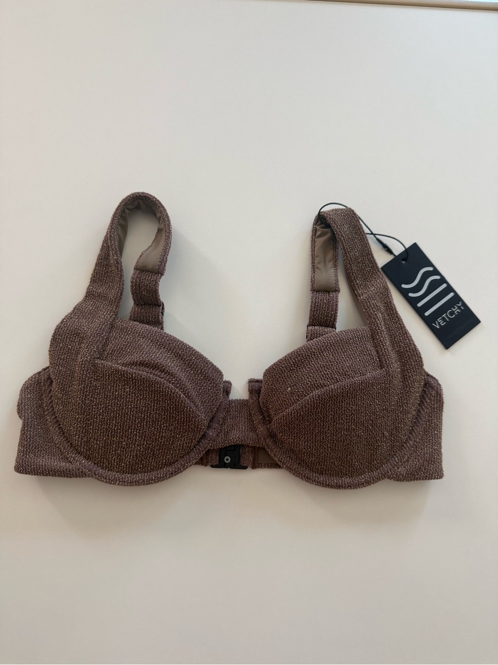 VETCHY LAGUNA BIKINI TOP GOLD